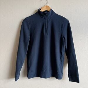 Vineyard Vines Navy Pima Cotton 1/2 Zip Pullover Size 16